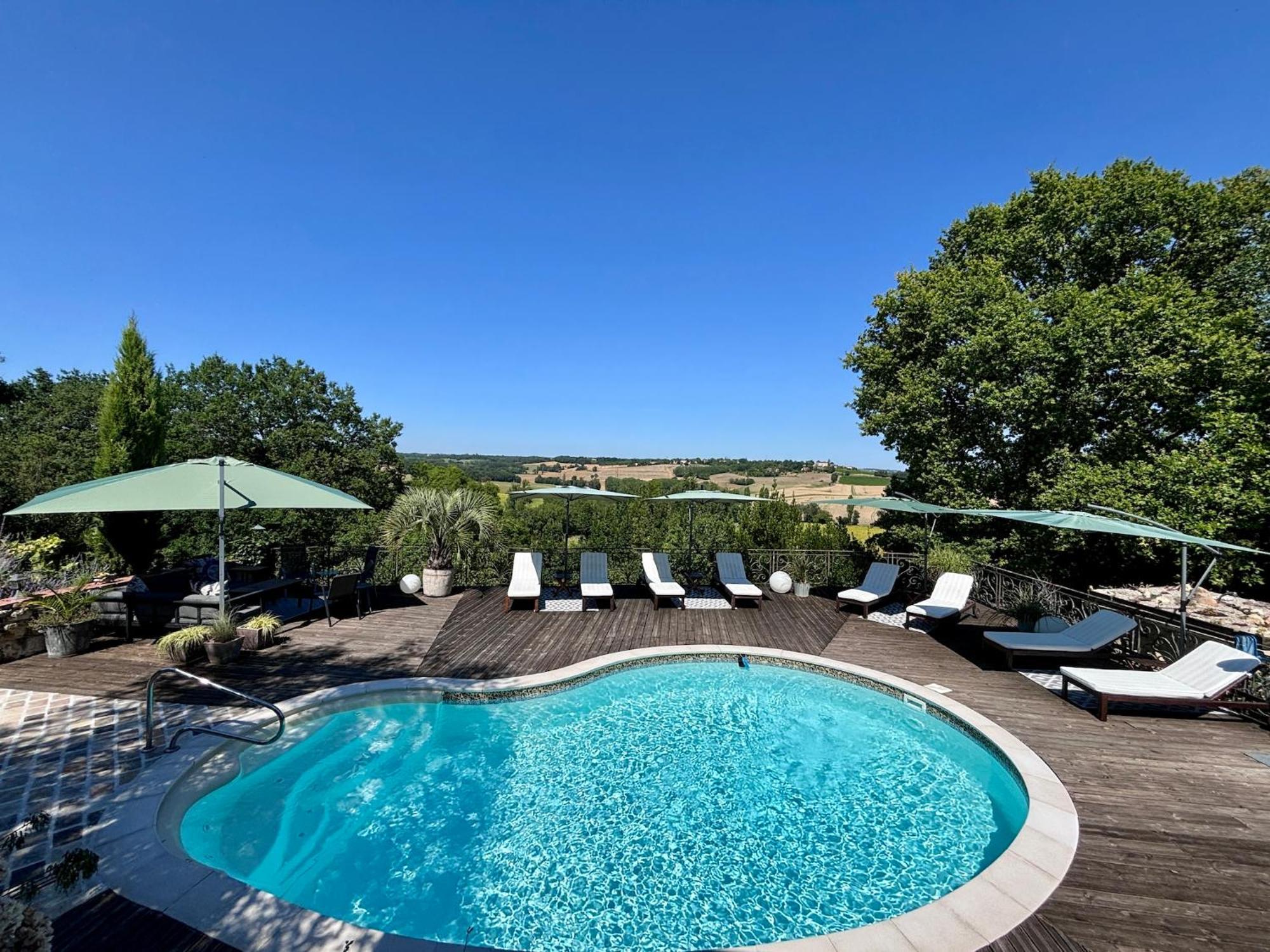 Maison Murier Hotel Fayssac Bagian luar foto