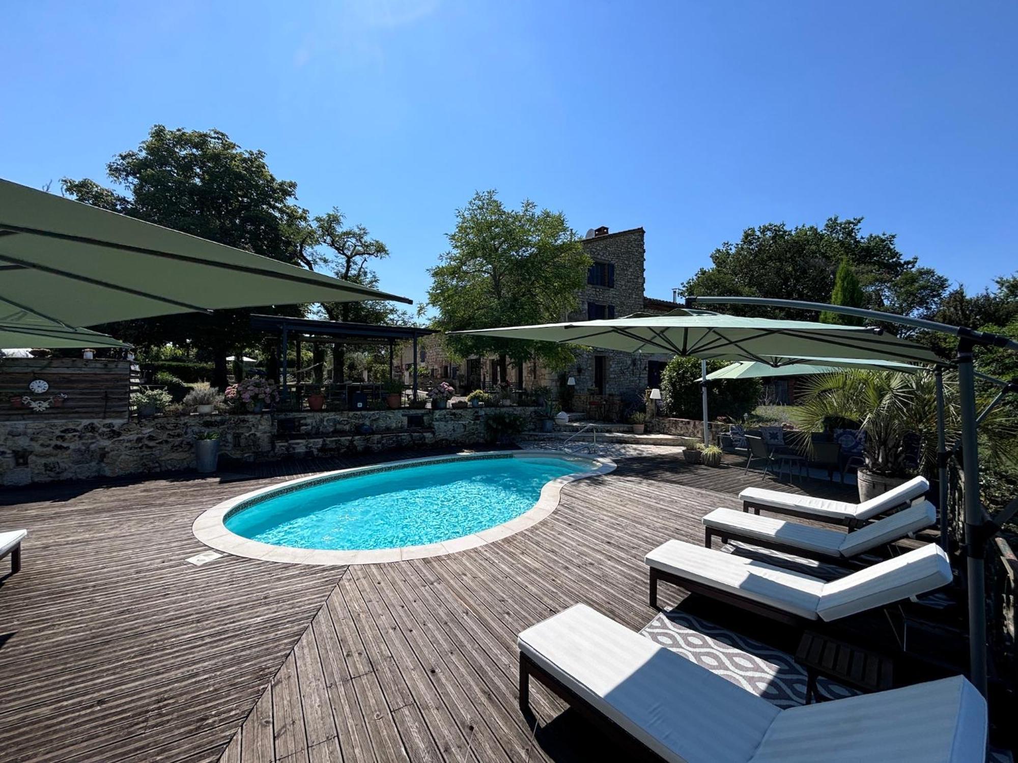 Maison Murier Hotel Fayssac Bagian luar foto